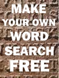 Make Your Own Word Search Free